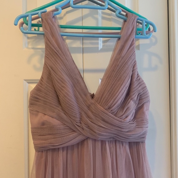 Chiffon Lavender Bridesmaid Dress - Picture 3 of 5